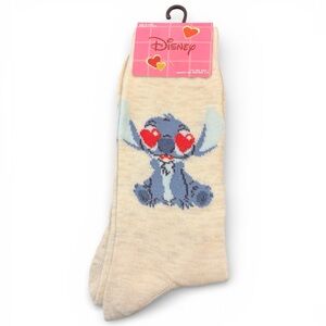 Disney Stitch Valentines Day Socks NWT Shoe Sz 6-12
